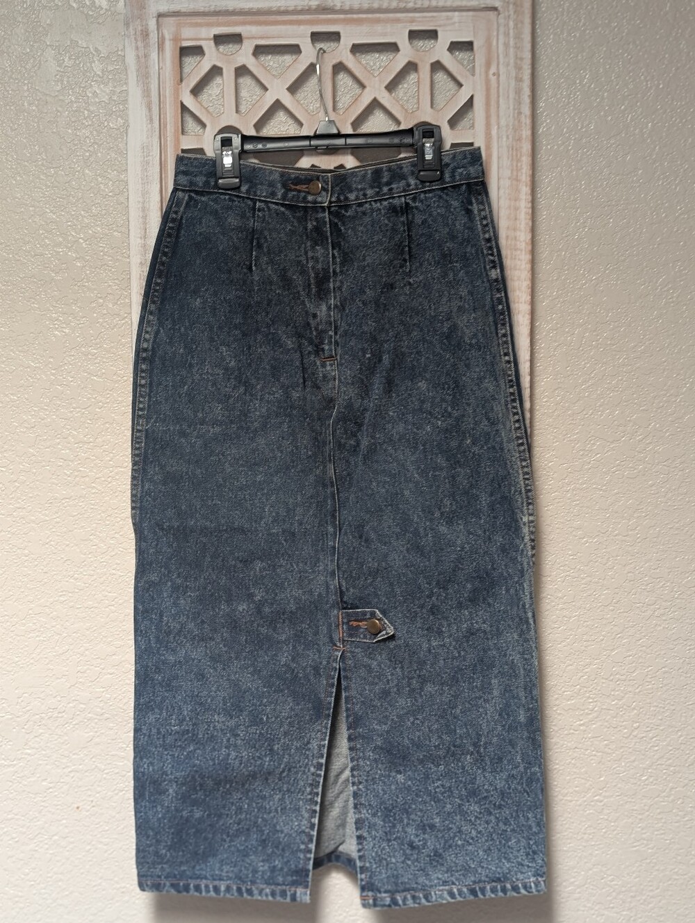 Vintage Conspiracy denim skirt midi women's/ junior's size 11 Y2K button